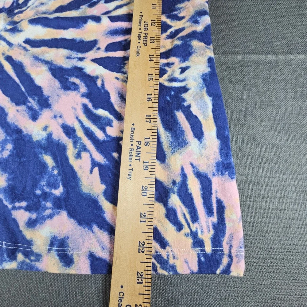 Kids Adidas youth starburst Tie Dye Short Sleeve T Shirt Blue Pink White Size S